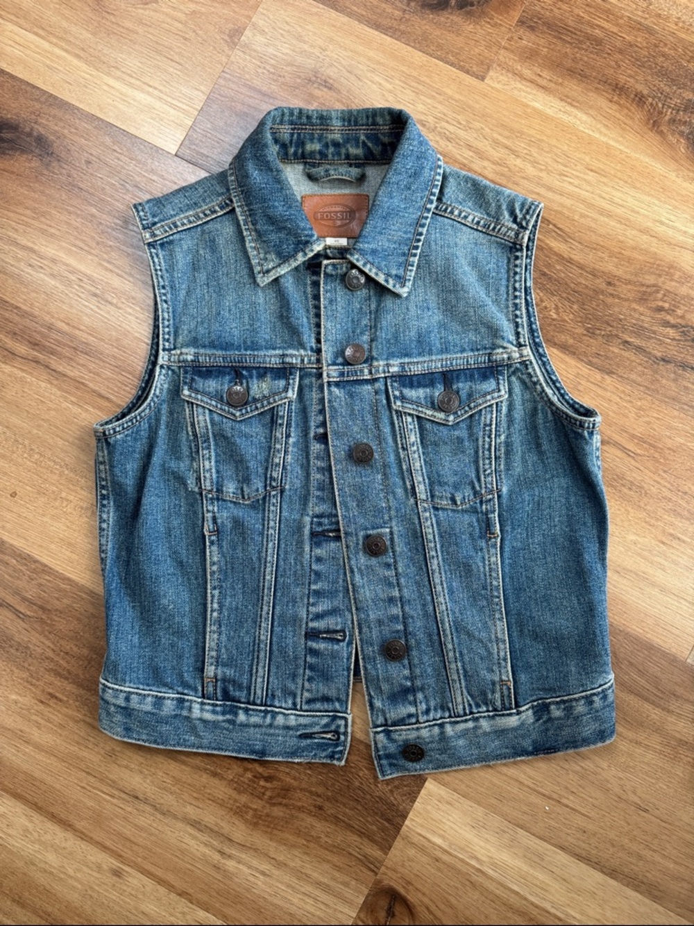 Fossil Denim vest